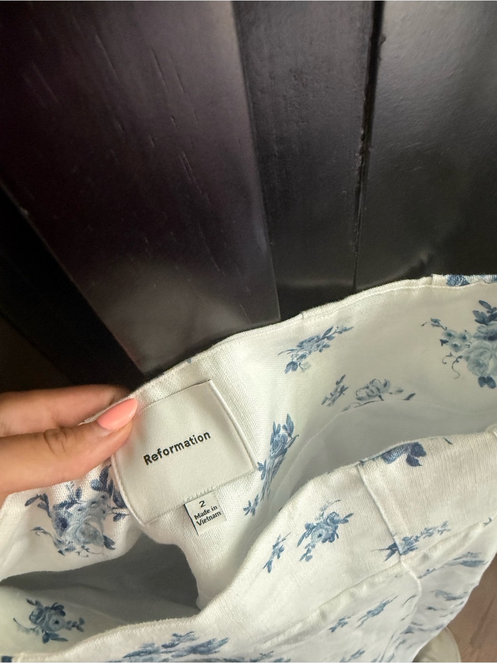 NWT Reformation Santana Linen Two Piece Size 2 - Picture 4 of 5